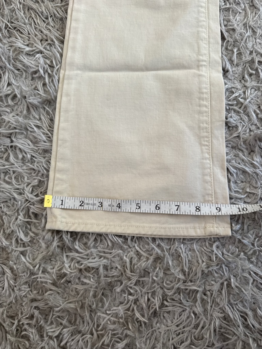 Citizens of Humanity Cream Flare Jeans - Picture 10 of 12